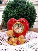 ZEGAREK MISIE WYS 8,5 CM LOVE SERCE ZEGAREK MISIE WYS 8,5 CM LOVE SERCE