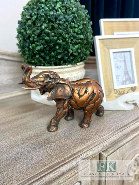 FIGURA SŁOŃ 22 CM DEKORACJA ORIENT