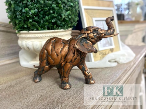 FIGURA SŁOŃ 22 CM DEKORACJA ORIENT