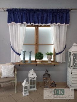 KPL LAMBREKIN + 2 BOKI BAWEŁNA koronka , prowansja , shabby chic