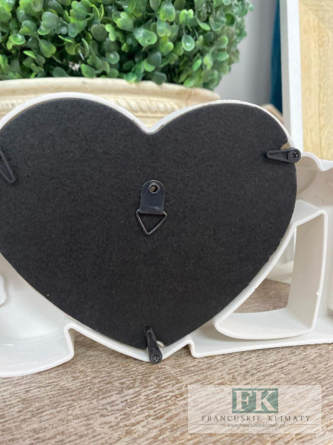 RAMKA DO ZDJĘCIA LOVE SERCE BIAŁA 22x11,5 RAMKA DO ZDJĘCIA LOVE SERCE BIAŁA 22x11,5