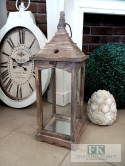 WSPANIAŁA DREWNIANA LATARNIA-LAMPION 55 CM W STYLU FRANCUSKIM, SHABBY, PROWANSJA. NOWOŚĆ WSPANIAŁA DREWNIANA LATARNIA-LAMPION 55 CM W STYLU FRANCUSKIM, SHABBY, PROWANSJA. NOWOŚĆ