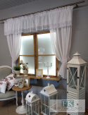 KPL LAMBREKIN + 2 BOKI GIPIURA BIEL , prowansja , shabby chic