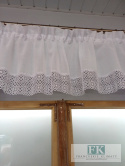 KPL LAMBREKIN + 2 BOKI GIPIURA BIEL , prowansja , shabby chic KPL LAMBREKIN + 2 BOKI GIPIURA BIEL , prowansja , shabby chic
