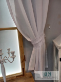 KPL LAMBREKIN + 2 BOKI GIPIURA BIEL , prowansja , shabby chic KPL LAMBREKIN + 2 BOKI GIPIURA BIEL , prowansja , shabby chic
