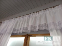 KPL LAMBREKIN + 2 BOKI GIPIURA BIEL , prowansja , shabby chic KPL LAMBREKIN + 2 BOKI GIPIURA BIEL , prowansja , shabby chic