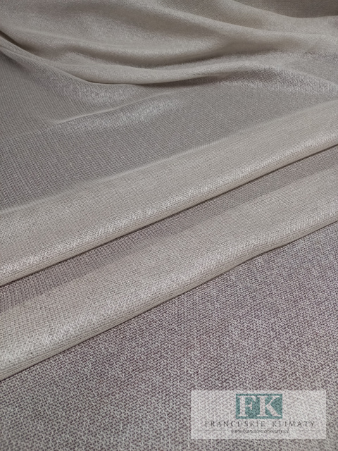 MATERIAŁ, TKANINA FIRANKOWA SIATECZKA CAFE LATTE , WYS 290 CM , PROWANSJA , DHABBY CHIC