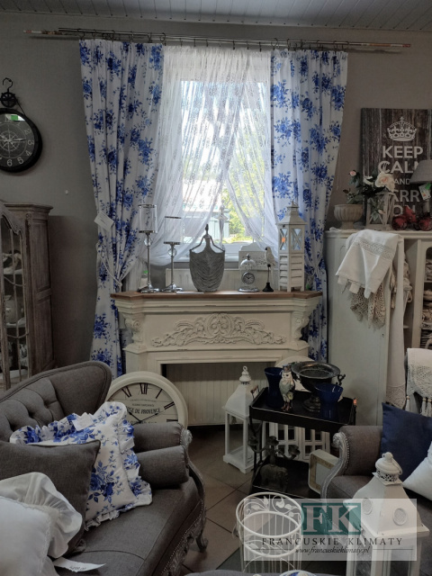NEW HAMPTON KPL ZASŁON 140/265 PROWANSJA , SHABBY CHIC NEW HAMPTON KPL ZASŁON 140/265 PROWANSJA , SHABBY CHIC