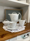 PRZEPIĘKNY SERWIS KAWOWY ĆMIELÓW 27 CZĘŚCI PORCELANOWY PRZEPIĘKNY SERWIS KAWOWY ĆMIELÓW 27 CZĘŚCI PORCELANOWY