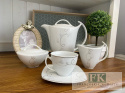 PRZEPIĘKNY SERWIS KAWOWY ĆMIELÓW 27 CZĘŚCI PORCELANOWY PRZEPIĘKNY SERWIS KAWOWY ĆMIELÓW 27 CZĘŚCI PORCELANOWY