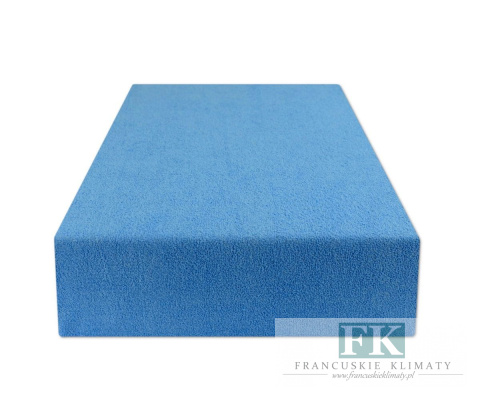 PRZEŚCIERADŁO FROTTE 220X200 Z GUMKĄ NIEBIESKIE PRZEŚCIERADŁO FROTTE 220X200 Z GUMKĄ NIEBIESKIE