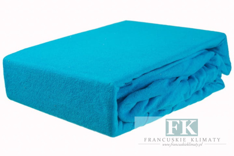PRZEŚCIERADŁO FROTTE 220X200 Z GUMKĄ TURKUS (NIEBIESKI) PRZEŚCIERADŁO FROTTE 220X200 Z GUMKĄ TURKUS (NIEBIESKI)