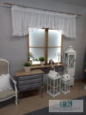 ZLAMBREKIN ŁUCZEK Z FALBANKĄ , MARKIZETA , 385/70 SHABBY , CHIC , PROWANSJA ZLAMBREKIN ŁUCZEK Z FALBANKĄ , MARKIZETA , 385/70 SHABBY , CHIC , PROWANSJA