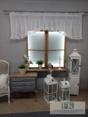 ZLAMBREKIN ŁUCZEK Z FALBANKĄ , MARKIZETA , 385/70 SHABBY , CHIC , PROWANSJA ZLAMBREKIN ŁUCZEK Z FALBANKĄ , MARKIZETA , 385/70 SHABBY , CHIC , PROWANSJA