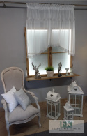 FIRANA ŁUCZEK WOAL BIAŁY CYRKONIE 200/110 , GLAMOUR , LOFT
