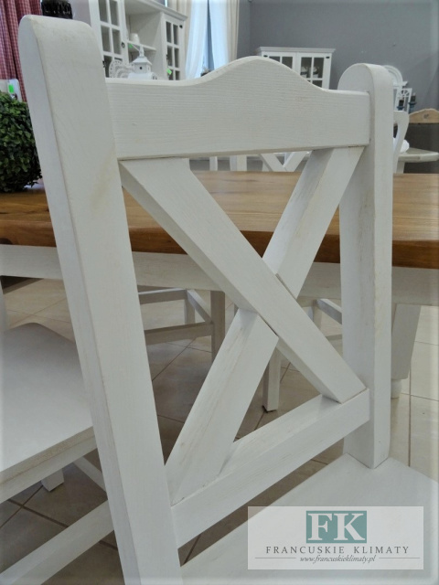 KOMPLET LITE DREWNO ! STÓŁ + 6 KRZESEŁ - 180 X 90 CM KOMPLET LITE DREWNO ! STÓŁ + 6 KRZESEŁ - 180 X 90 CM