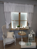 KPL "SANDRA" LAMBREKIN + FIRANA , GIPIURA , prowansja , shabby chic