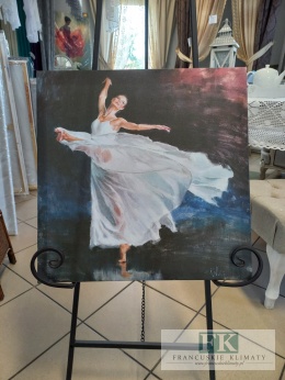 OBRAZ NA PŁÓTNIE 50 X 50 TAŃCZĄCA BALETNICA