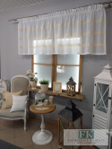 ZAZDROSTKA LAMBREKIN BATYST KORONKA 330/80 , PROWANSJA , SHABBY CHIC, VINTAGE , RETRO