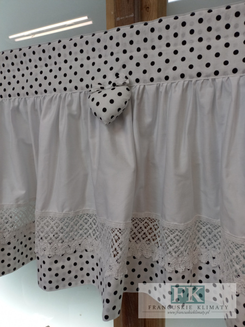 ZAZDROSTKA ZAZDROSKA SZYTA SERCE SERDUSZKO kropki czarne 110/50 SHABBY NA WYMIAR , BAWEŁNA 100% ZAZDROSTKA ZAZDROSKA SZYTA SERCE SERDUSZKO kropki czarne 110/50 SHABBY NA WYMIAR , BAWEŁNA 100%