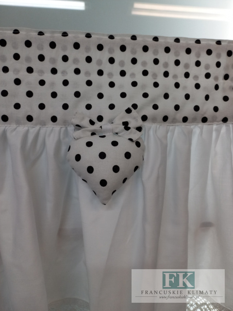 ZAZDROSTKA ZAZDROSKA SZYTA SERCE SERDUSZKO kropki czarne 110/50 SHABBY NA WYMIAR , BAWEŁNA 100% ZAZDROSTKA ZAZDROSKA SZYTA SERCE SERDUSZKO kropki czarne 110/50 SHABBY NA WYMIAR , BAWEŁNA 100%