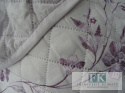 KŁ. NARZUTA PIKOWANA LAWENDOWA 220 X 240 CM BAWEŁNA SHABBY , PROWANSJA , VINTAGE