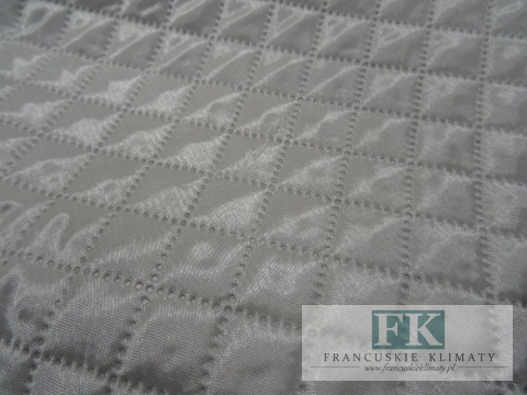 KŁ. NARZUTA PIKOWANA SILVER GLOSS 170 X 210 CM BAWEŁNA SHABBY , PROWANSJA , VINTAGE