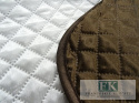 KŁ. NARZUTA PIKOWANA SILVER GLOSS 170 X 210 CM BAWEŁNA SHABBY , PROWANSJA , VINTAGE