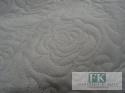 KŁ. NARZUTA PIKOWANA GREY ROSE 220 X 240 CM BAWEŁNA SHABBY , PROWANSJA , VINTAGE