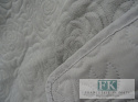 KŁ. NARZUTA PIKOWANA GREY ROSE 220 X 240 CM BAWEŁNA SHABBY , PROWANSJA , VINTAGE
