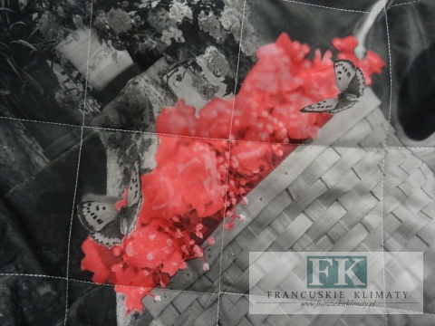 KŁ. NARZUTA PIKOWANA SPRING RALLY 170 X 210 CM BAWEŁNA SHABBY , PROWANSJA , VINTAGE