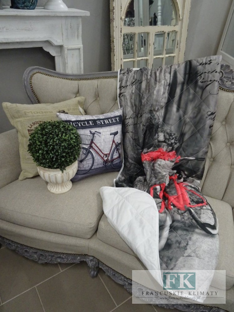 KŁ. NARZUTA PIKOWANA SPRING RALLY 170 X 210 CM BAWEŁNA SHABBY , PROWANSJA , VINTAGE
