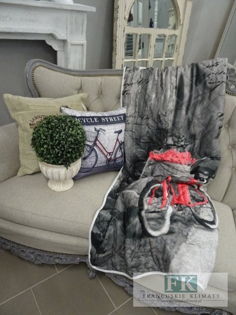 KŁ. NARZUTA PIKOWANA SPRING RALLY 170 X 210 CM BAWEŁNA SHABBY , PROWANSJA , VINTAGE