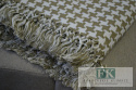 KOC PEPITKA BEŻOWO-BIAŁA 160X200 NARZUTA SHABBY CHIC VINTAGE KOC PEPITKA BEŻOWO-BIAŁA 160X200 NARZUTA SHABBY CHIC VINTAGE