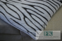 KOC ZEBRA BRĄZ 150X200 NARZUTA SHABBY CHIC VINTAGE