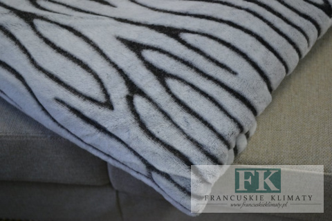 KOC ZEBRA BRĄZ 150X200 NARZUTA SHABBY CHIC VINTAGE KOC ZEBRA BRĄZ 150X200 NARZUTA SHABBY CHIC VINTAGE