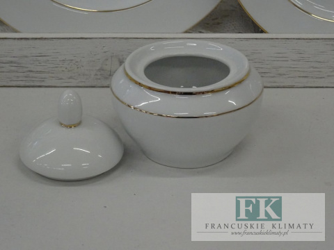 KOLEKCJA GOLD FRAME CUKIERNICA wys. 10 cm styl francuski, shabby, vintage