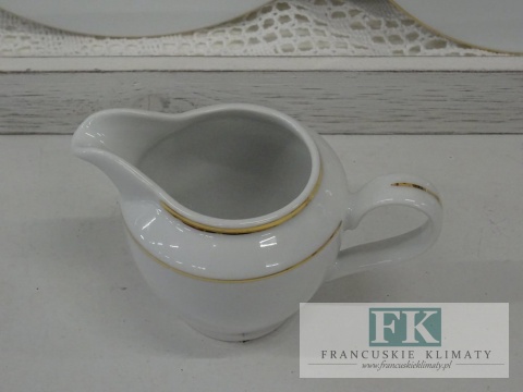 KOLEKCJA GOLD FRAME MLECZNIK wys. 7 cm styl francuski, shabby, vintage