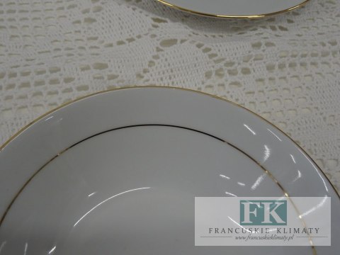 KOLEKCJA GOLD FRAME SALATERKA śr. 23 cm styl francuski, shabby, vintage