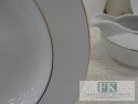 KOLEKCJA GOLD FRAME TALERZ GŁĘBOKI śr. 22 cm styl francuski, shabby, vintage