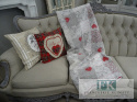 KŁ. NARZUTA PATCHWORK 220 X 240 CM BAWEŁNA SHABBY , PROWANSJA , VINTAGE