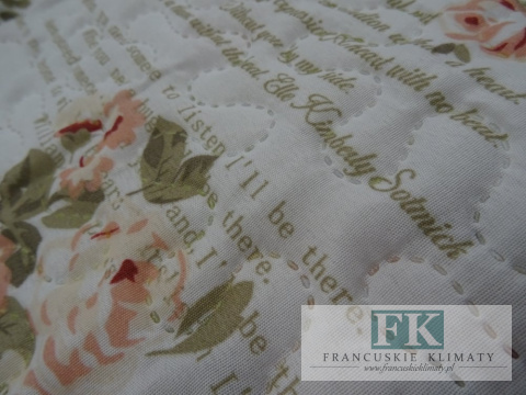 KŁ. NARZUTA PATCHWORK 220 X 240 CM BAWEŁNA SHABBY , PROWANSJA , VINTAGE