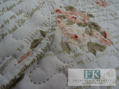 KŁ. NARZUTA PATCHWORK 220 X 240 CM BAWEŁNA SHABBY , PROWANSJA , VINTAGE