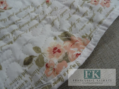 KŁ. NARZUTA PATCHWORK 220 X 240 CM BAWEŁNA SHABBY , PROWANSJA , VINTAGE