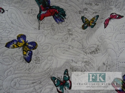 KŁ. NARZUTA PATCHWORK 170 X 210 CM BAWEŁNA SHABBY , PROWANSJA , VINTAGE