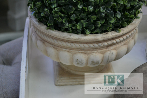 WAZON OSŁONKA DONICA CERAMICZNO BETONOWA 22 CM