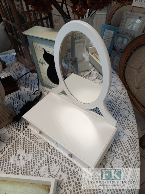 SZKATUŁKA 38 CM NA BIŻUTERIĘ z lustrem ! szufladki KRYSZTAŁ SZKATUŁKA 38 CM NA BIŻUTERIĘ z lustrem ! szufladki KRYSZTAŁ