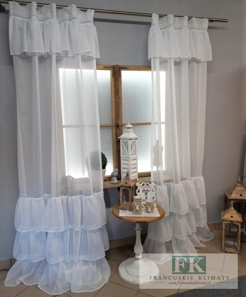 batyst !FIRANA 140X250 ZASŁONA FALBANY GÓRA DÓŁ STYL PROWANSALSKI, VINTAGE FRANCUSKI batyst !FIRANA 140X250 ZASŁONA FALBANY GÓRA DÓŁ STYL PROWANSALSKI, VINTAGE FRANCUSKI