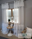 batyst !FIRANA 140X250 ZASŁONA FALBANY GÓRA DÓŁ STYL PROWANSALSKI, VINTAGE FRANCUSKI batyst !FIRANA 140X250 ZASŁONA FALBANY GÓRA DÓŁ STYL PROWANSALSKI, VINTAGE FRANCUSKI