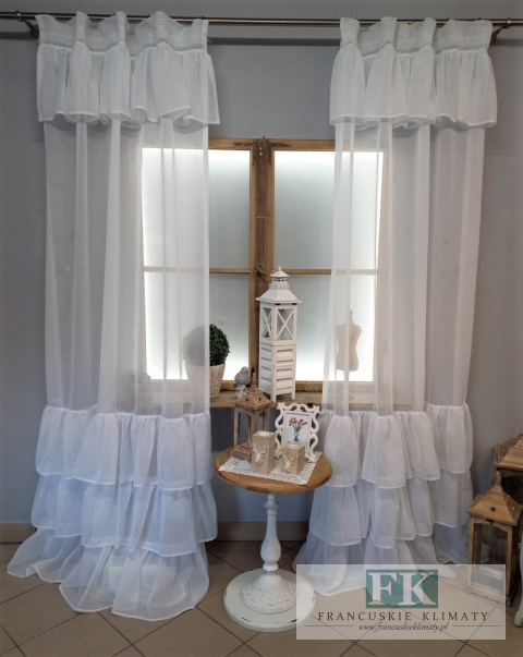 batyst !FIRANA 140X250 ZASŁONA FALBANY GÓRA DÓŁ STYL PROWANSALSKI, VINTAGE FRANCUSKI batyst !FIRANA 140X250 ZASŁONA FALBANY GÓRA DÓŁ STYL PROWANSALSKI, VINTAGE FRANCUSKI